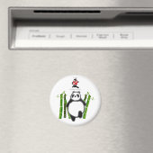 Leuke panda inkt tekening liefde magneet (Insitu (Vaatwasser))