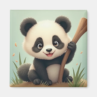 Leuke panda magneet