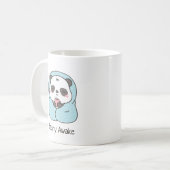 Leuke panda met deken Barly Awake Pun Koffiemok (Voorkant links)