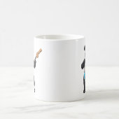 Leuke Panda spelen gitaar, muziek Panda liefhebber Koffiemok (Center)