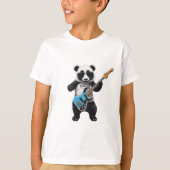 Leuke Panda spelen gitaar, muziek Panda liefhebber T-shirt (Voorkant)