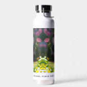 Leuke Panda tuinieren Bloemen Vlinders Quote Waterfles (Links)