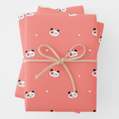 Leuke Panda Wrapping Papier Set Inpakpapier Vel (In situ)