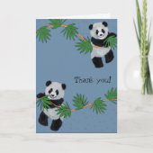 Leuke Panda's Bedankkaart (Voorkant)