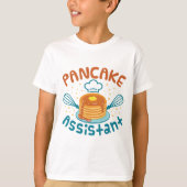 Leuke Pannenkoekenassistent Pannenkoekenmaker Kind T-shirt (Voorkant)