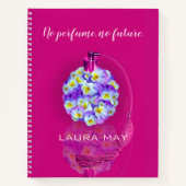 Leuke Pansy Atomizer Notitieboek (Voorkant)