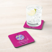 Leuke Pansy Verstuiver Drankjes Onderzetter (Rechterzijde)