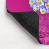 Leuke Pansy Verstuiver Muismat (Hoek)