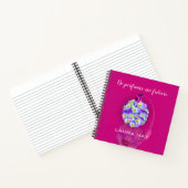 Leuke Pansy Verstuiver Notitieboek (Binnen)