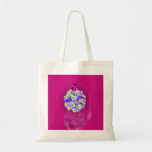 Leuke Pansy Verstuiver Tote Bag (Voorkant)