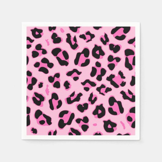 Leuke panter huid print party papier servet (Voorkant)