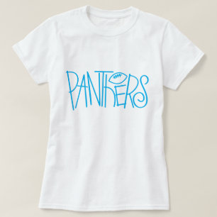 Leuke Panthers Football Jeugdteam Rec League Moede T-shirt