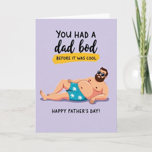 Leuke Papa Bloemen Vaderdagkaart Kaart (Voorkant)