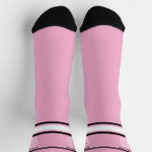 Leuke papa gepersonaliseerde roze  sokken (Top)