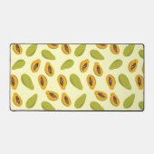 Leuke Papaya Tropische Fruit Exotisch Gezond Voeds Bureaumat (Voorkant)