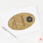 Leuke papieren zak look bier label (Envelop)