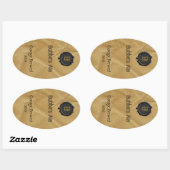 Leuke papieren zak look bier label (Vel)