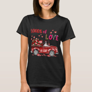 Leuke Papillon Hond Rijden Rode Vrachtwagen Happy T-shirt