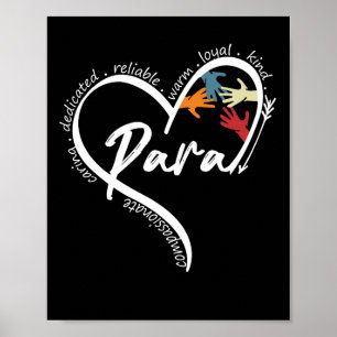 Leuke Paraprofessional Graphic T - shirts Topjes T Poster