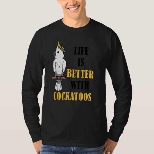 Leuke parkiet Cockatiel Kaketoe T-shirt (Voorkant)