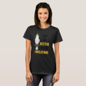 Leuke parkiet Cockatiel Kaketoe T-shirt (Voorkant volledig)