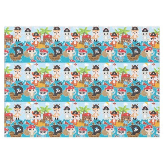 Leuke Party Pirates Tafelkleed (Voorkant (Horizontaal))