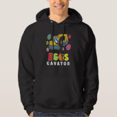 Leuke Pasen Ei Hunt Peuters Grappige Eitjes Scavat Hoodie (Voorkant)
