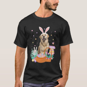 Leuke Pasen golden retriever hond eieren jacht man T-shirt