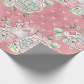 Leuke Pasen Liefde Bunny Cadeaupapier (Hoek)