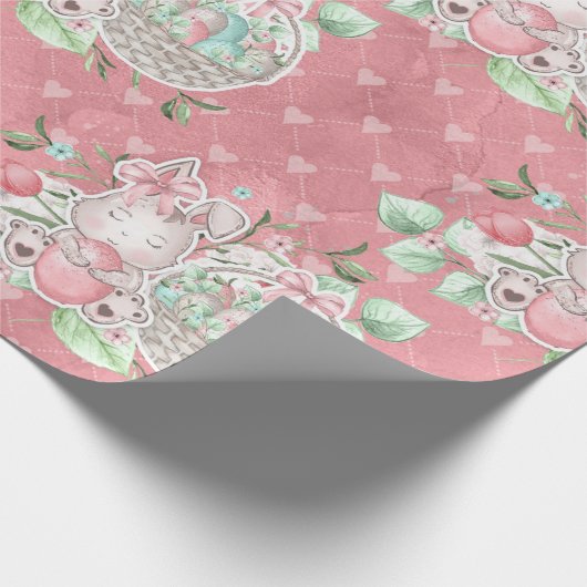 Leuke Pasen Liefde Bunny Cadeaupapier (Hoek)