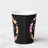 Leuke Pastel Bats Halloween Papieren Bekers (Rechts)