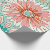 Leuke Pastel Boho Chic Cadeaupapier (Hoek)