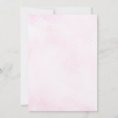 Leuke Pastel Ghost Halloween Verjaardag Uitnodigin Kaart (Achterkant)