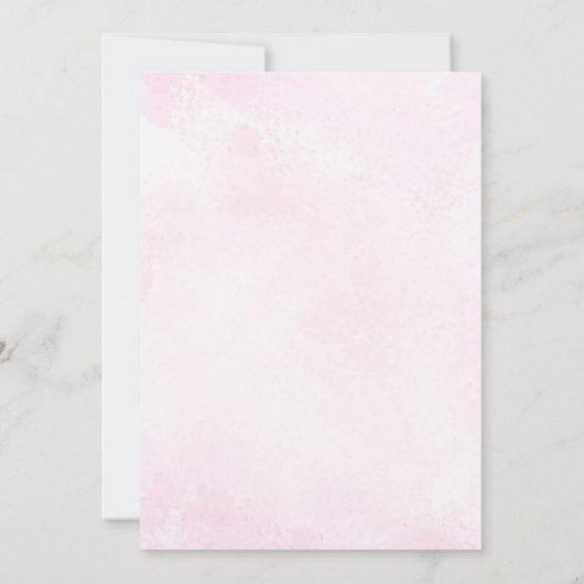 Leuke Pastel Ghost Halloween Verjaardag Uitnodigin Kaart (Achterkant)