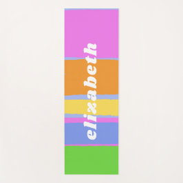 Leuke Pastel Kleuren Levendige Ontwerp Aangepaste  Yogamat