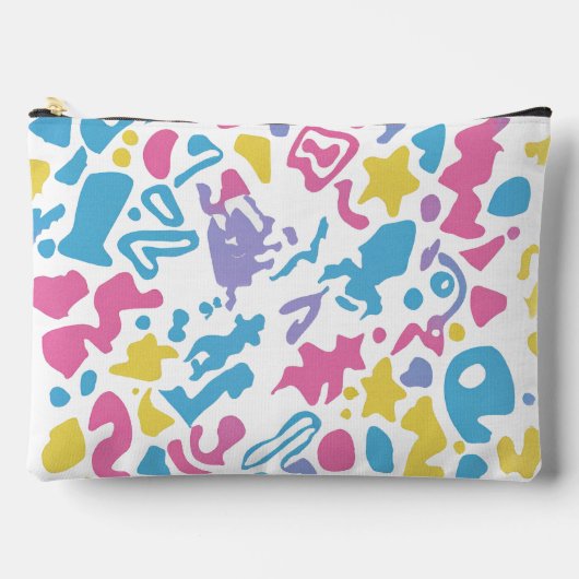 Leuke pastel kleurrijke levendige vormen etui (Voorkant)