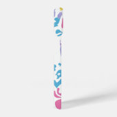 Leuke pastel kleurrijke levendige vormen iPhone hoesje (Rechterkant)