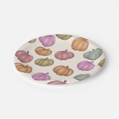 Leuke Pastel Pompoen Pastel Patroon Party Papieren Bordje (Gekanteld)
