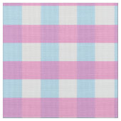 Leuke Pastel Roze Blauw Gingham Check Stof (Close Up)