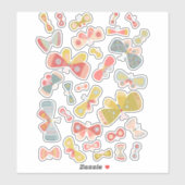 Leuke Pastel Vlinders Sticker (Vel)