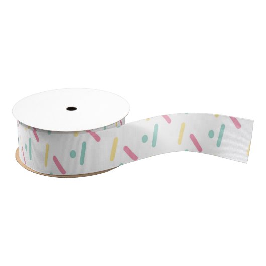Leuke Pastelkleurige Strooipartij Grosgrain Lint (Spoel)