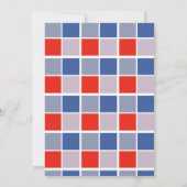 Leuke patriottische feestuitnodiging kaart (Achterkant)