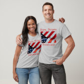 Leuke Patriottische Stars, Stripes en Trombones Mu T-shirt (Unisex)