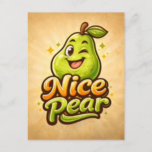 Leuke Peer - Gevoel voor Fruit - Foodie Vrienden Briefkaart
