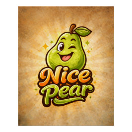 Leuke Peer - Gevoel voor Fruit - Foodie Vrienden Perfect Poster
