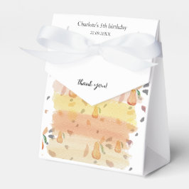 Leuke peer patroon Waterverf kunst Bedankdoosjes