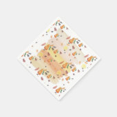 Leuke peer patroon Waterverf kunst Servet (Hoek)