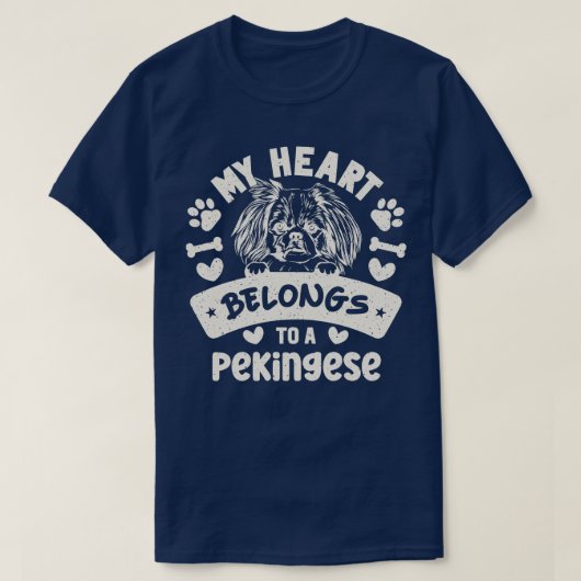 Leuke Pekingese Hond 1 T-shirt (Design voorkant)