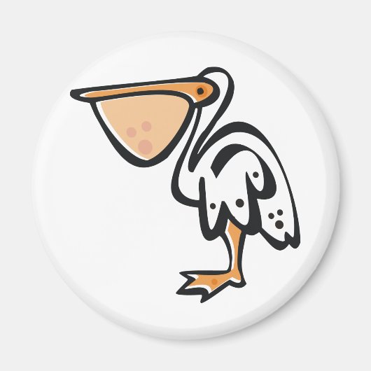 Leuke Pelikaan Magneet (Voorkant)