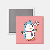 Leuke Penguin Cartoon Magnet (Voorkant / Achterkant)